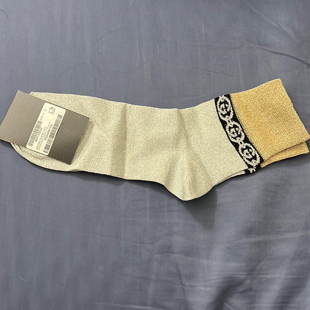 NWT Gucci glitter socks. L